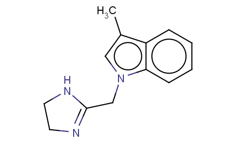 INDOLE, 1-(2-IMIDAZOLIN-2-YLMETHYL)-3-METHYL-